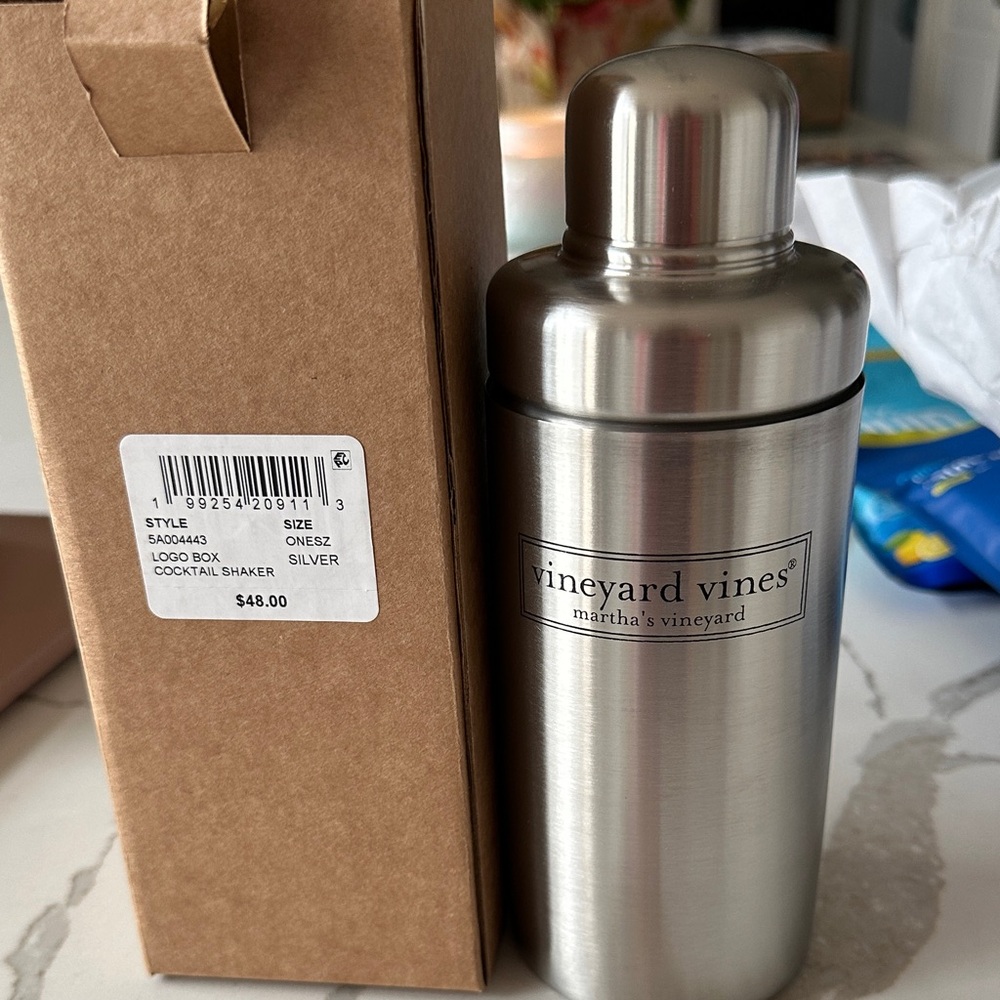 Vineyard Vines Stainless Steel Cocktail Shaker